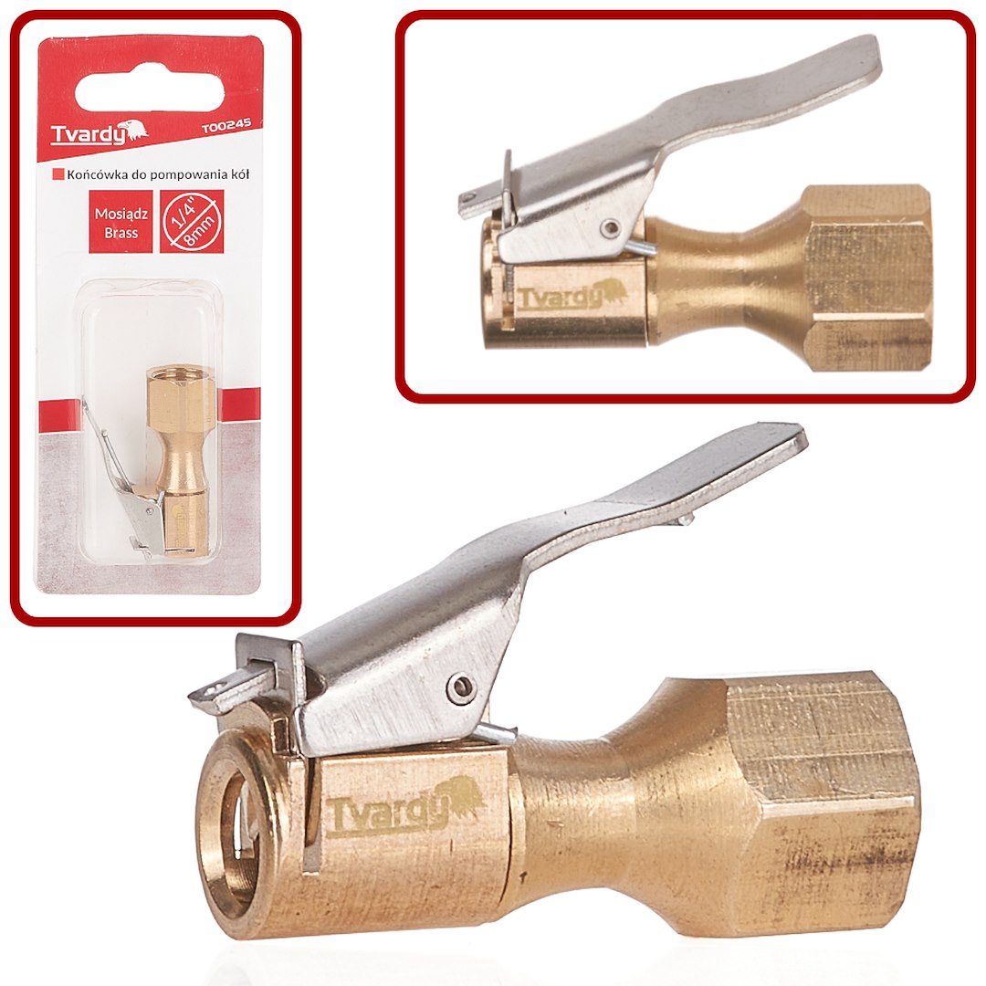 Hubica na hustenie pneumatík – mosadz 8 mm GW1/4" (100)