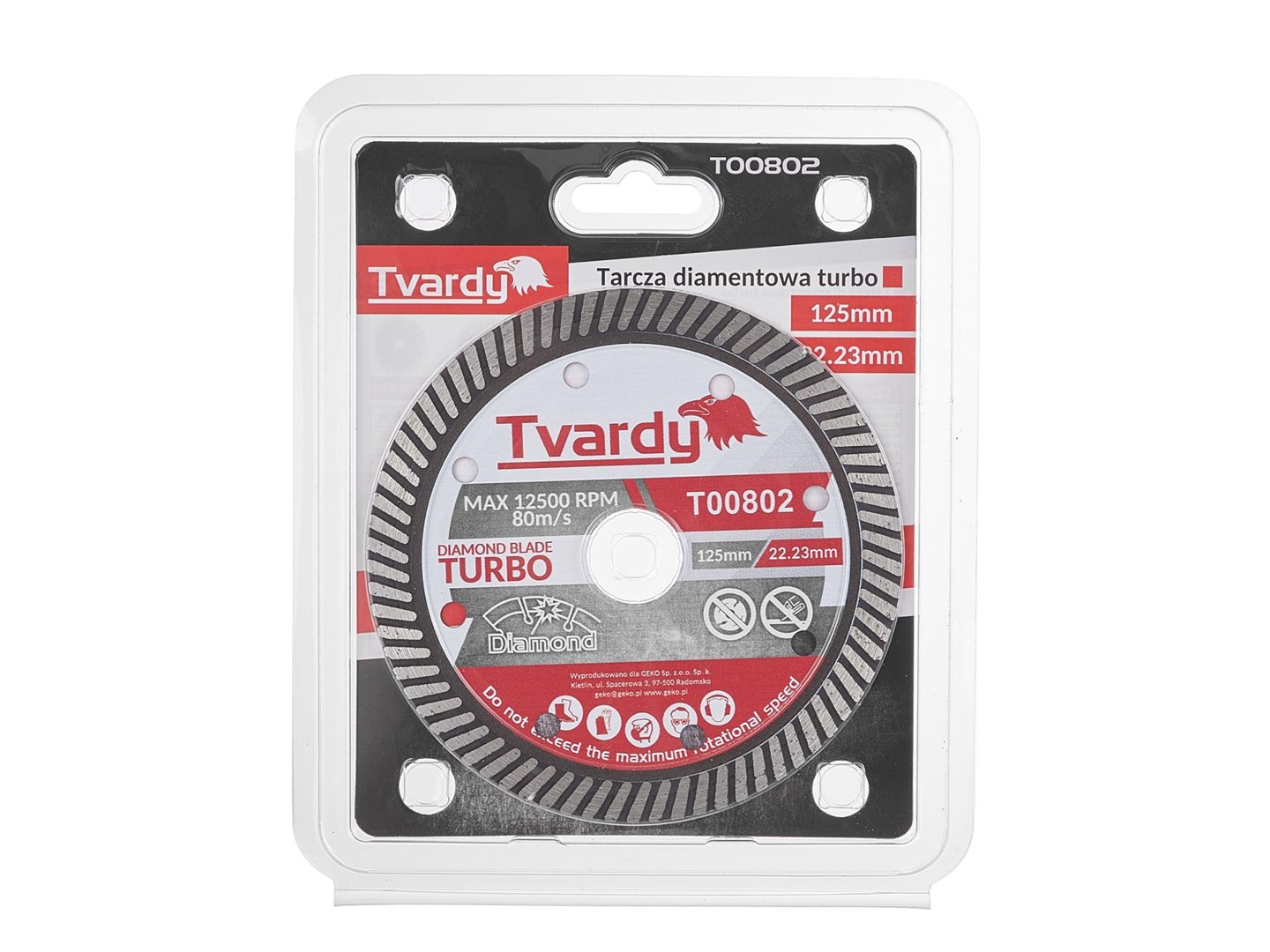 Turbo diamond blade 125x10x22.23mm