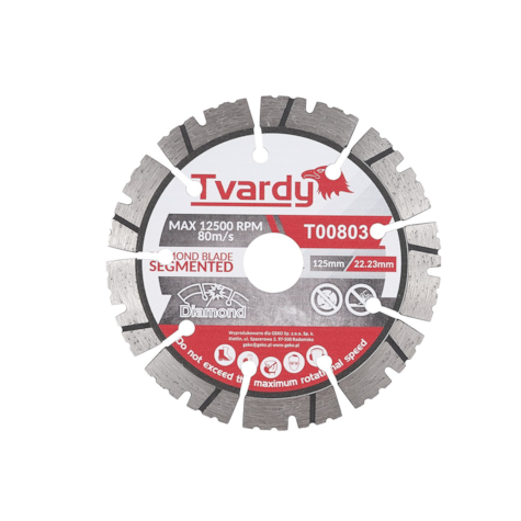 Segmented diamond blade 125x12x22.23mm