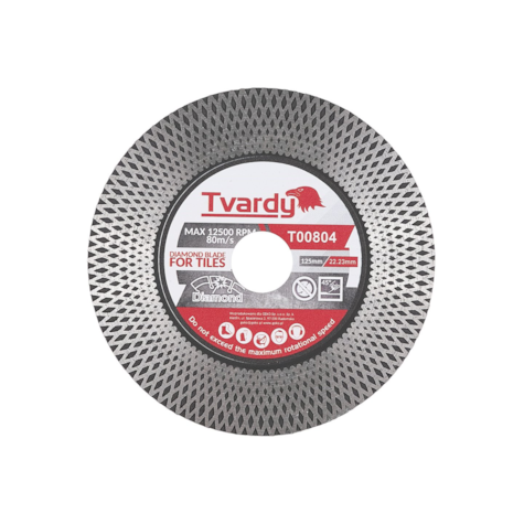 diamond blade for cutting and grinding stoneware  125x25x22.23mm