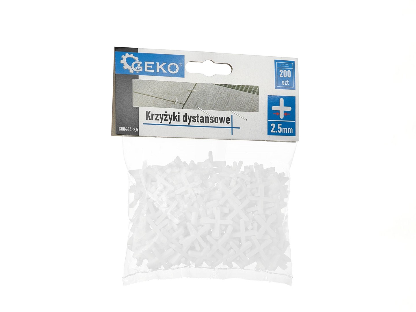 Dištančné krížiky - 2,5 mm - balenie 200 ks (100)