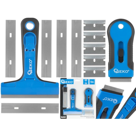 12pcs glass cleaning scrapers set