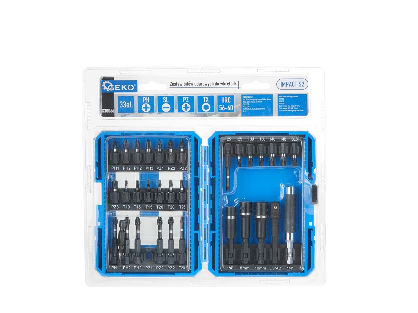 33pcs S2 impact driver bits