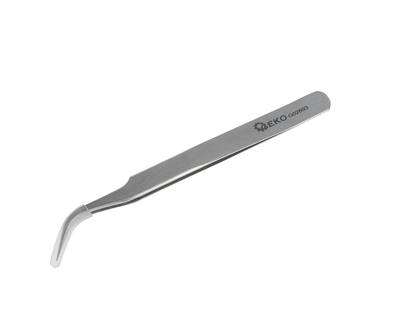 Bent precision tweezers 120mm