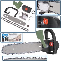 12  M10 chainsaw attachment for an angle grinder