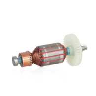 Rotor for concrete wall chaser with laser pointer