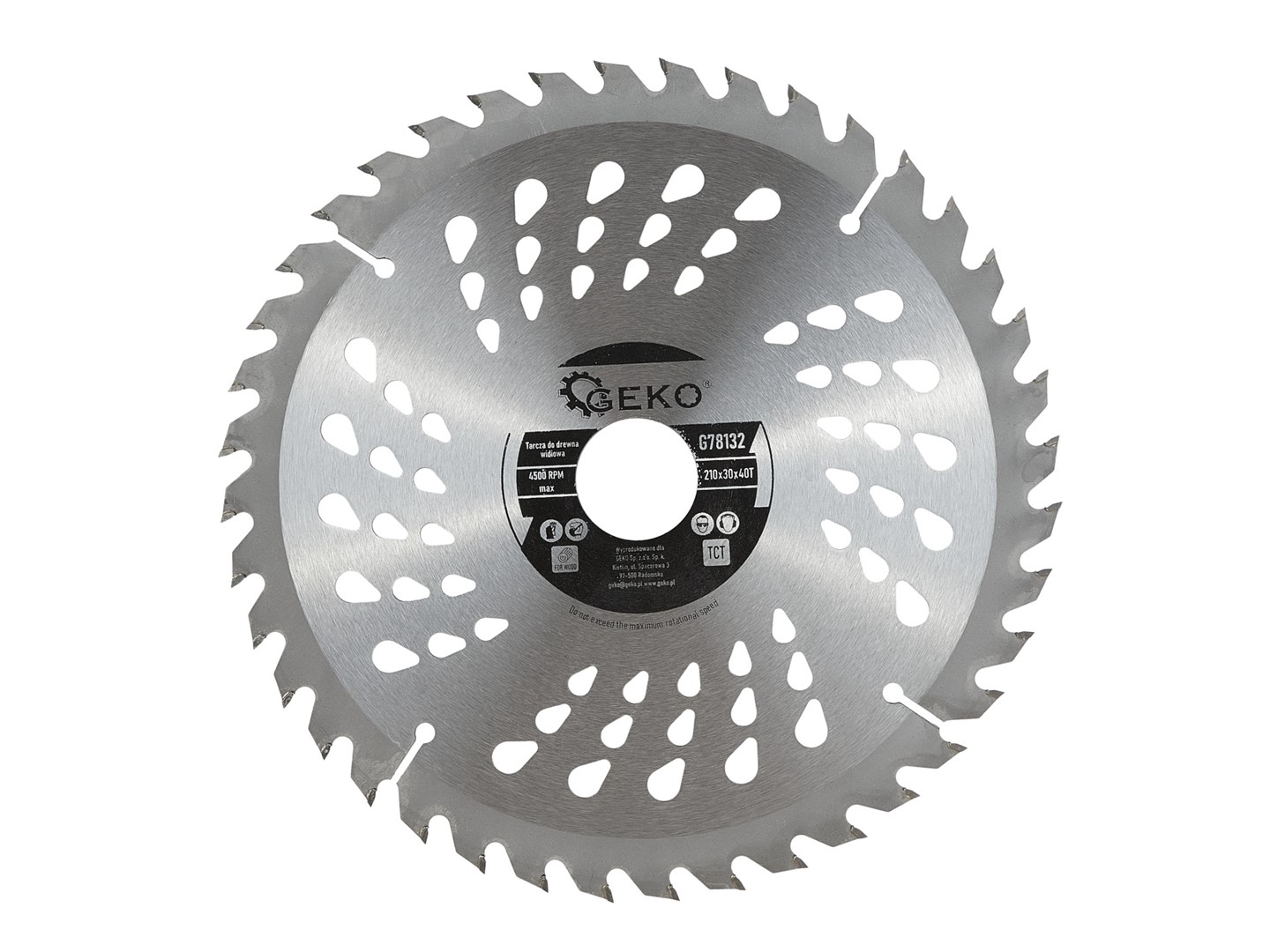 Circular saw blade for wood  210X30x40T