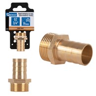 Brass connector for 19mm hose – external thread 3/4”