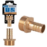 Brass connector for 19mm hose – external thread 1”