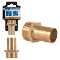 Brass connector for 25mm hose – external thread 1”