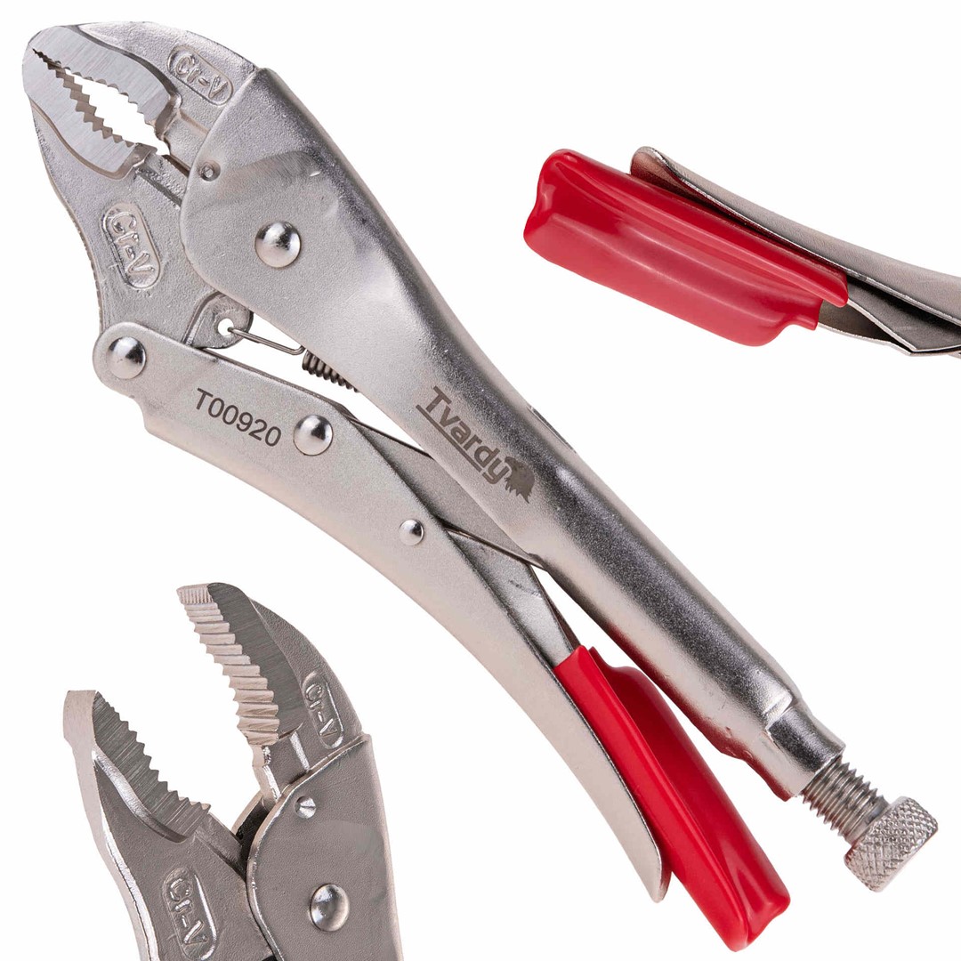 10  250mm CrV curved jaw locking pliers