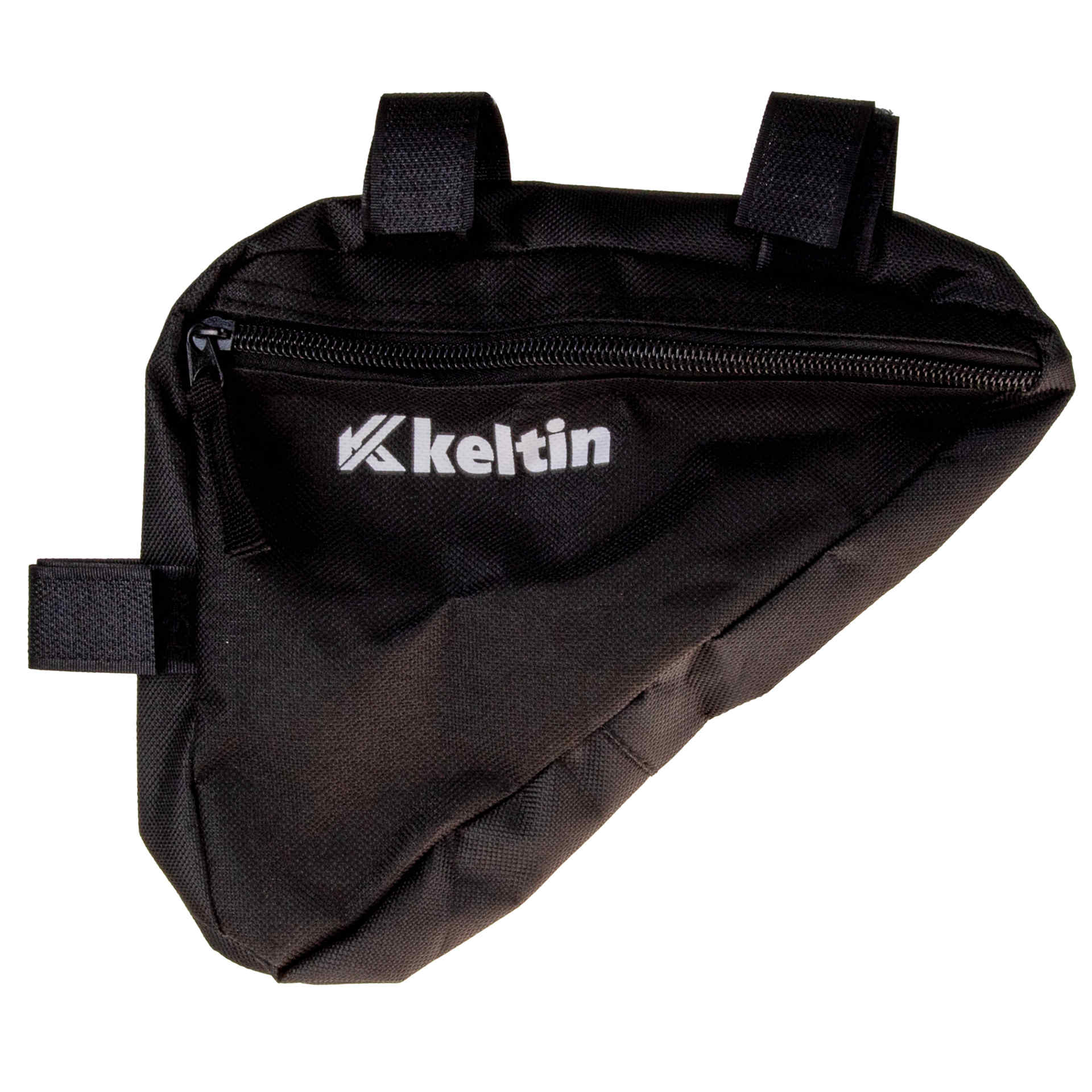 Triangular velcro bicycle frame bag