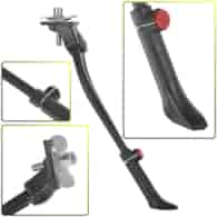 Adjustable bicycle kickstand