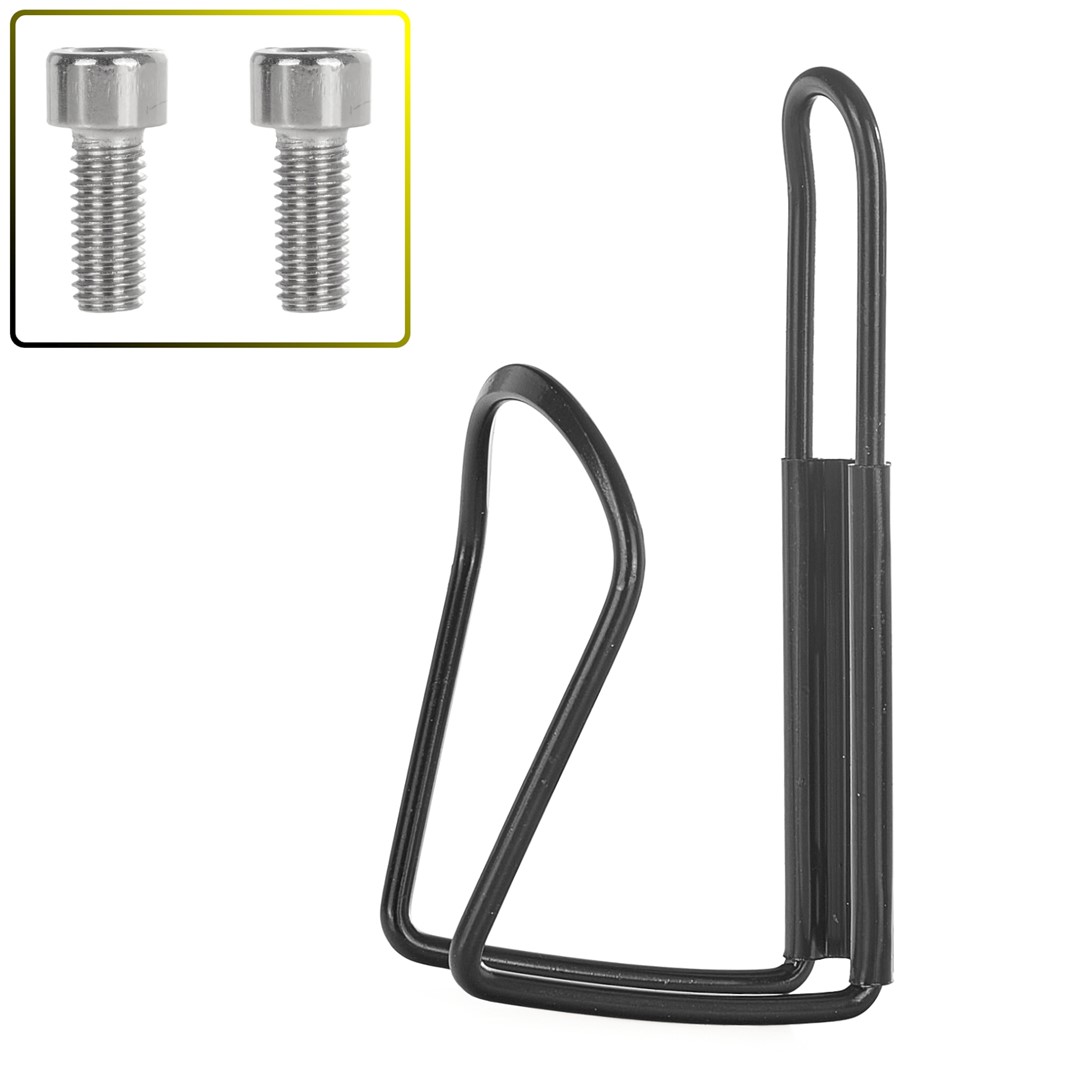 Aluminum bicycle bottle holder + mounting screws