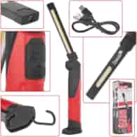 Foldable workshop lamp with a magnet LED COB 5W + 3W 2600mAh 650lm IP44