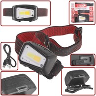 Headlamp with a motion sensor LED COB 8W (5W+3W) 1800mAh 520lm IP44