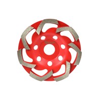 Diamond Turbo Grinding Cup Wheel 125mm 5mm RED