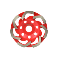 Diamond Turbo Grinding Cup Wheel 125mm 5mm RED
