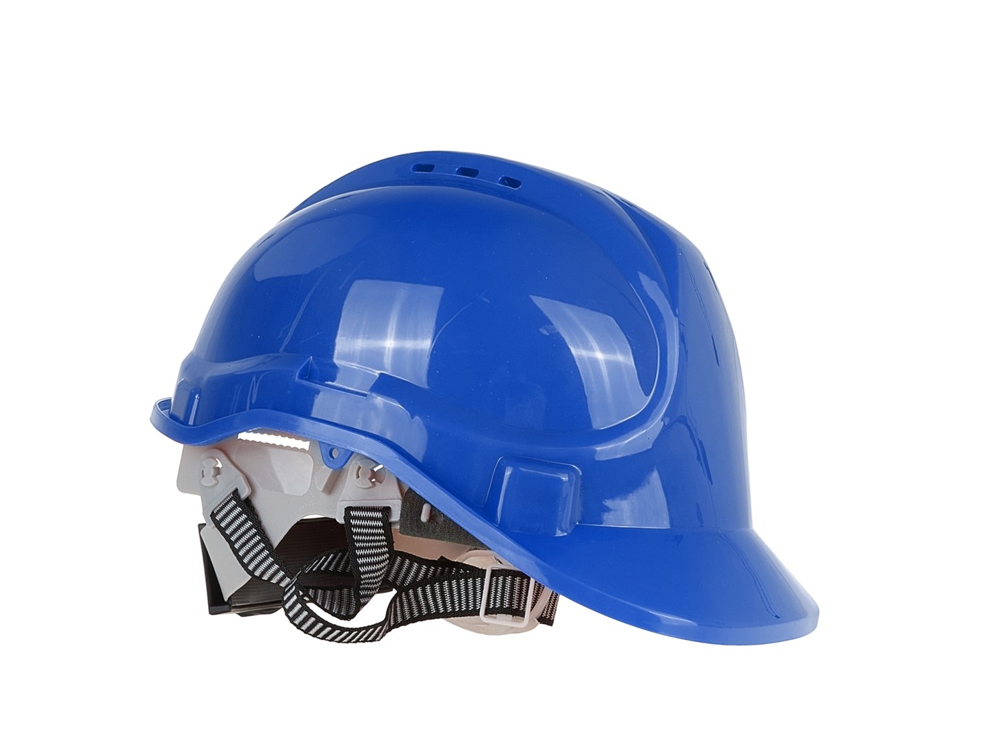 Safety helmet with adjustable knob BLUE