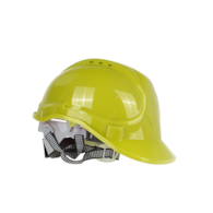 Kask ochronny budowlany BHP regulowany – żółty (50)