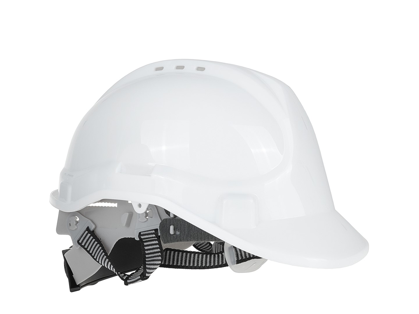 Safety helmet with adjustable knob WHITE