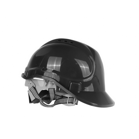 Safety helmet with adjustable knob BLACK