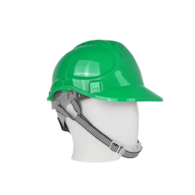 Kask ochronny budowlany BHP regulowany – zielony (50)