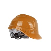 Safety helmet with adjustable knob ORANGE