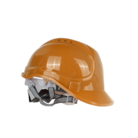 Safety helmet with adjustable knob ORANGE