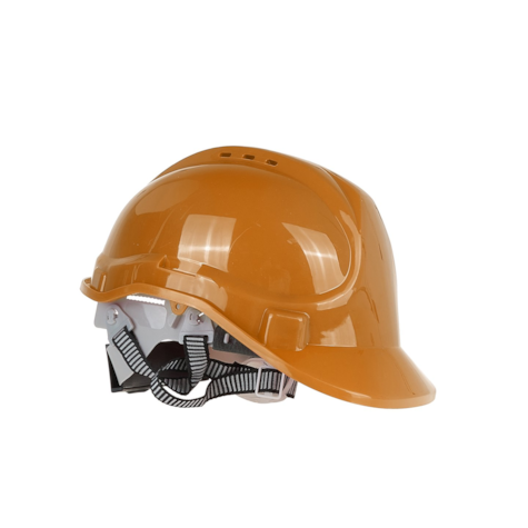 Safety helmet with adjustable knob ORANGE
