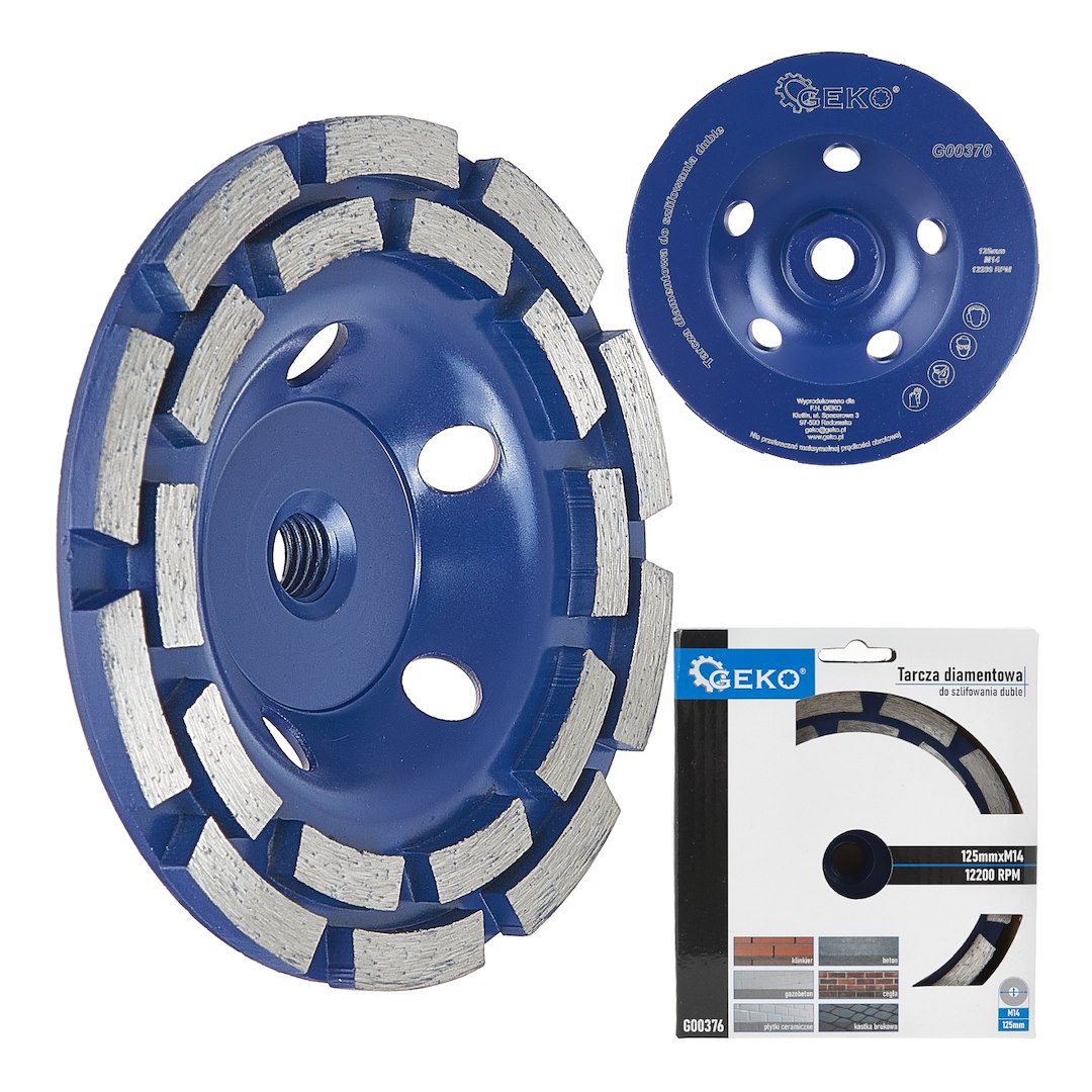 Diamond Grinding Cup Wheel Double Row 5mm 125xM14