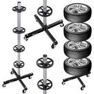 Wheel Storage Rack with Wheels