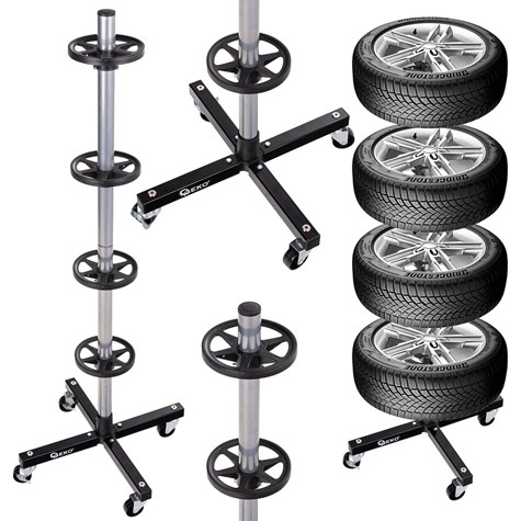 Wheel Storage Rack with Wheels