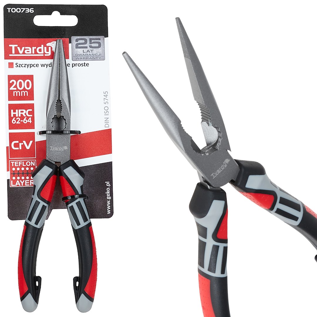 Long garā deguna knābeles 200mm CrV