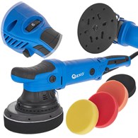 Dual action polisher 150mm GEKO PREMIUM + 4 sponges set