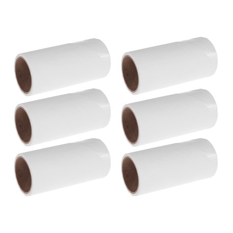 6pcs set of lint roller refills 10cm 60 sheet