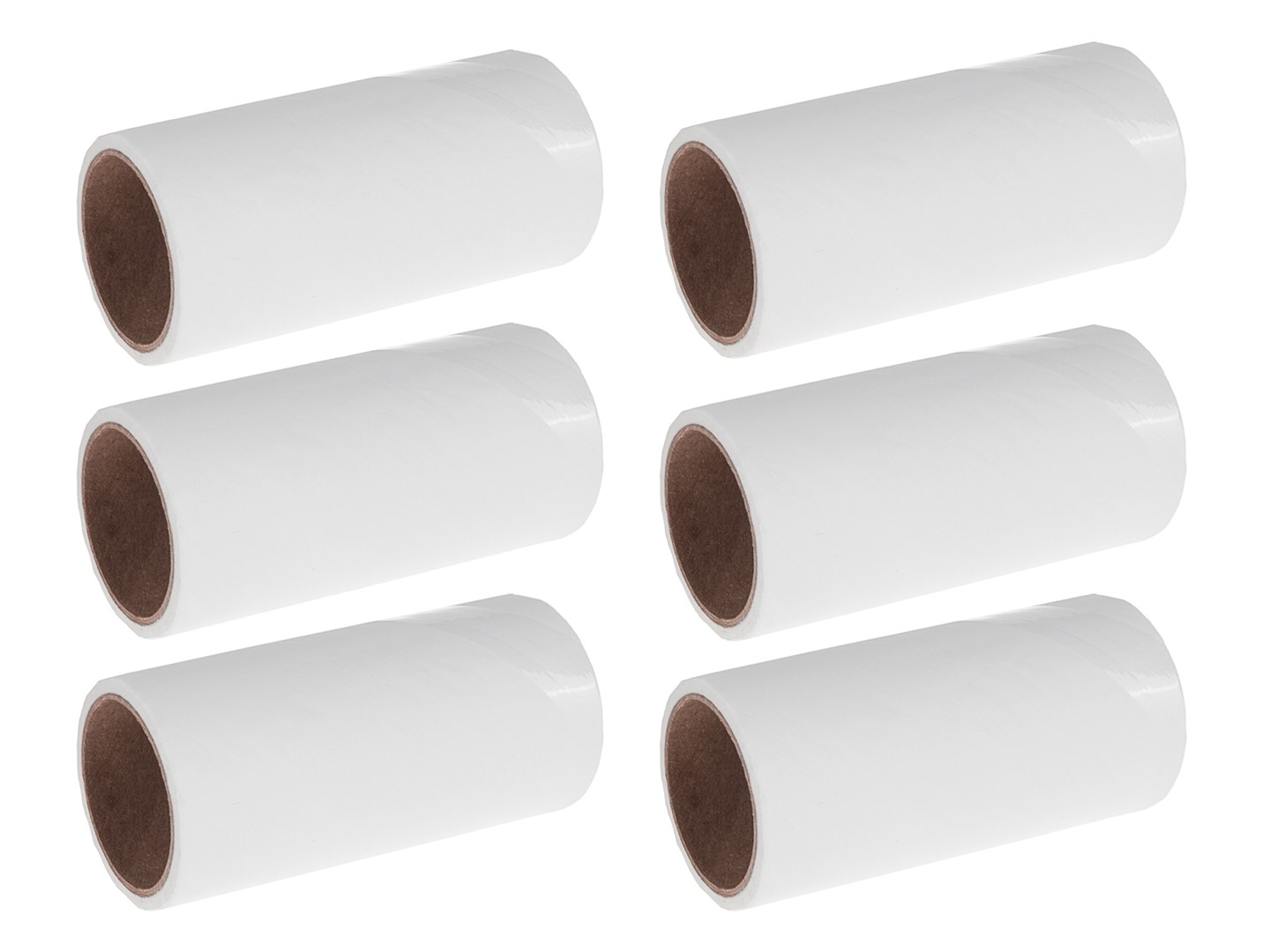 6pcs set of lint roller refills 10cm 60 sheet