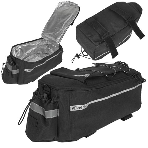 Thermal bicycle rack bag