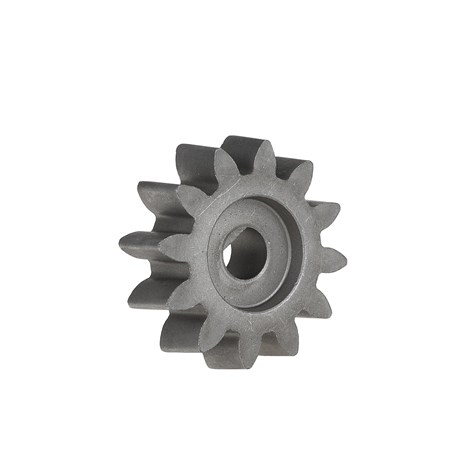 Cast iron gear for concrete mixers