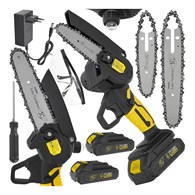 Piła łańcuchowa akumulatorowa w walizce 2x2.0Ah 21V – zestaw XXL (10)