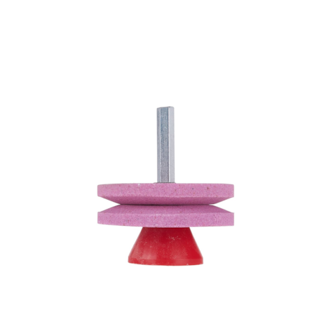 Ostrzałka do noży kosiarek na wiertarkę/wkrętarkę 2x53mm HEX (100)