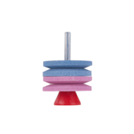 Ostrzałka podwójna do noży kosiarek na wiertarkę/wkrętarkę 2x53mm HEX (100)