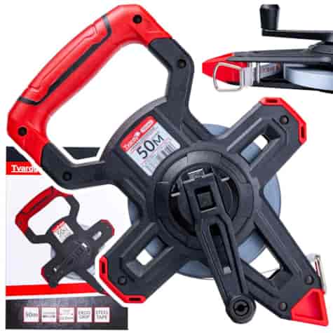 Open frame surveyors tape 50m