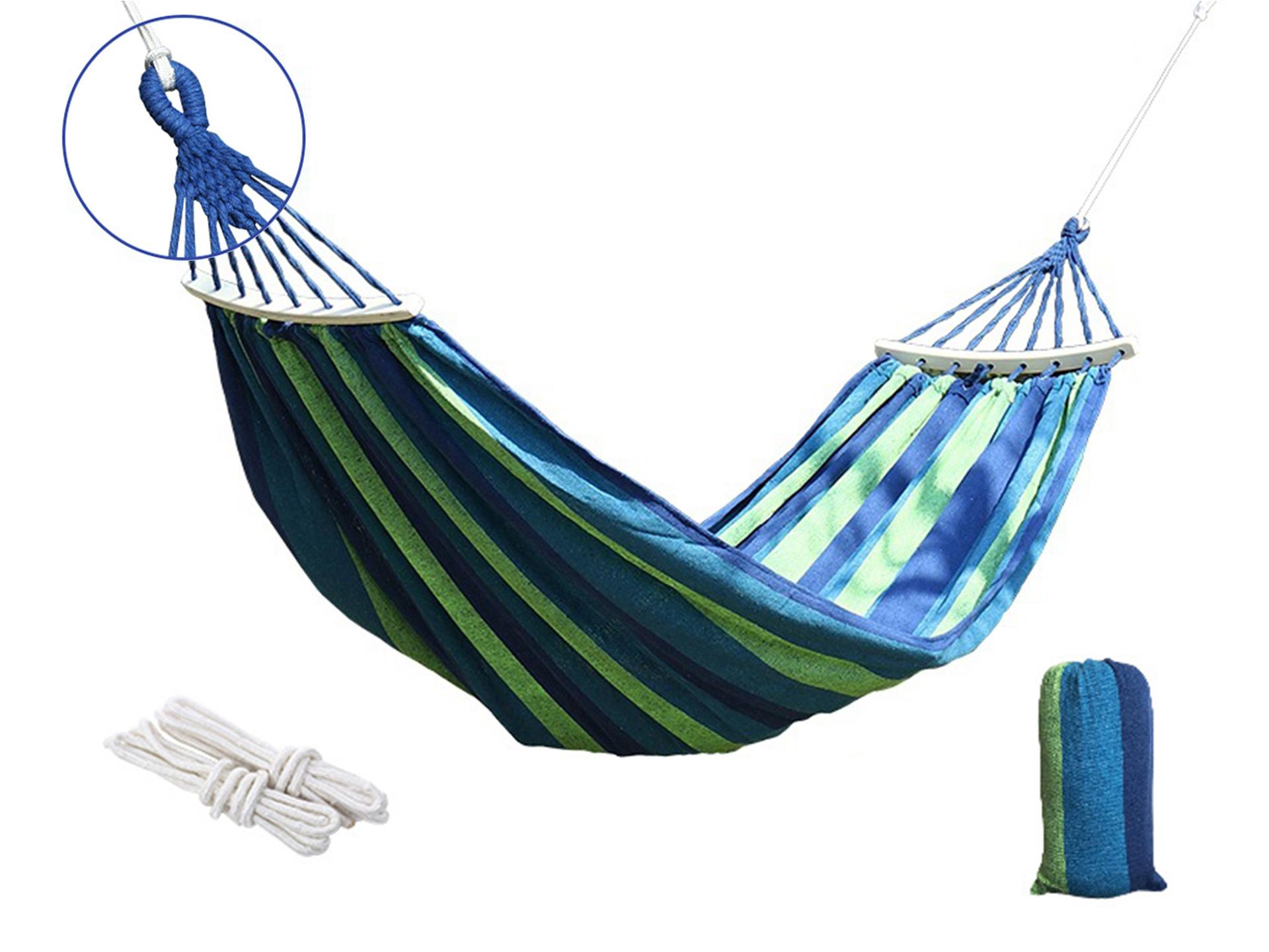 Garden two-bed hammock 190x150cm 200kg