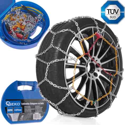 KN90 snow chains 3.5/12mm