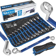 Double Ended Ring Spanner Set with AntiSlip Layer 6-32mm 12pcs