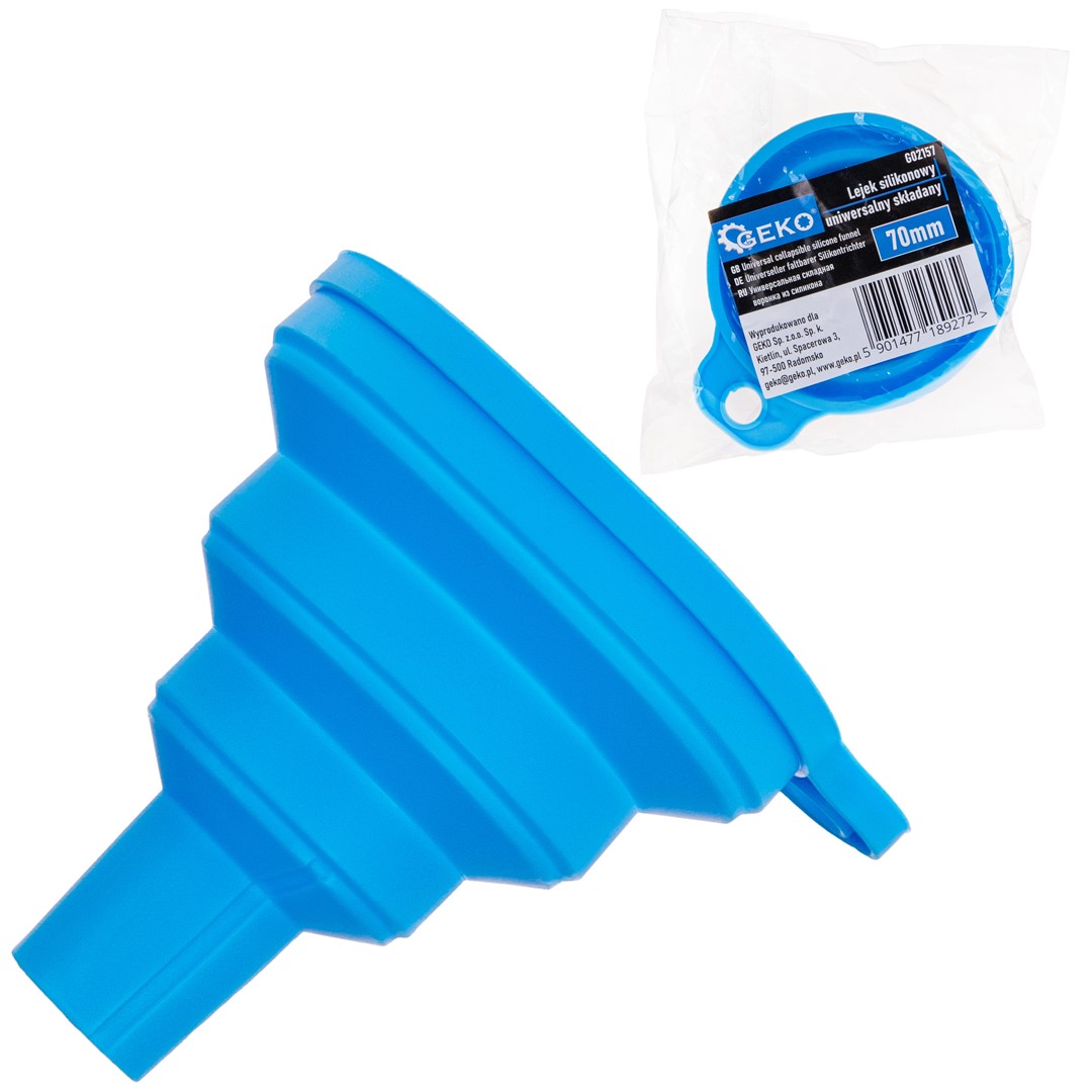 Universal collapsible silicone funnel 70mm