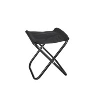 Folding tourist stool (black)