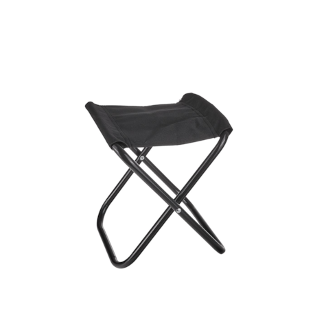 Folding tourist stool (black)