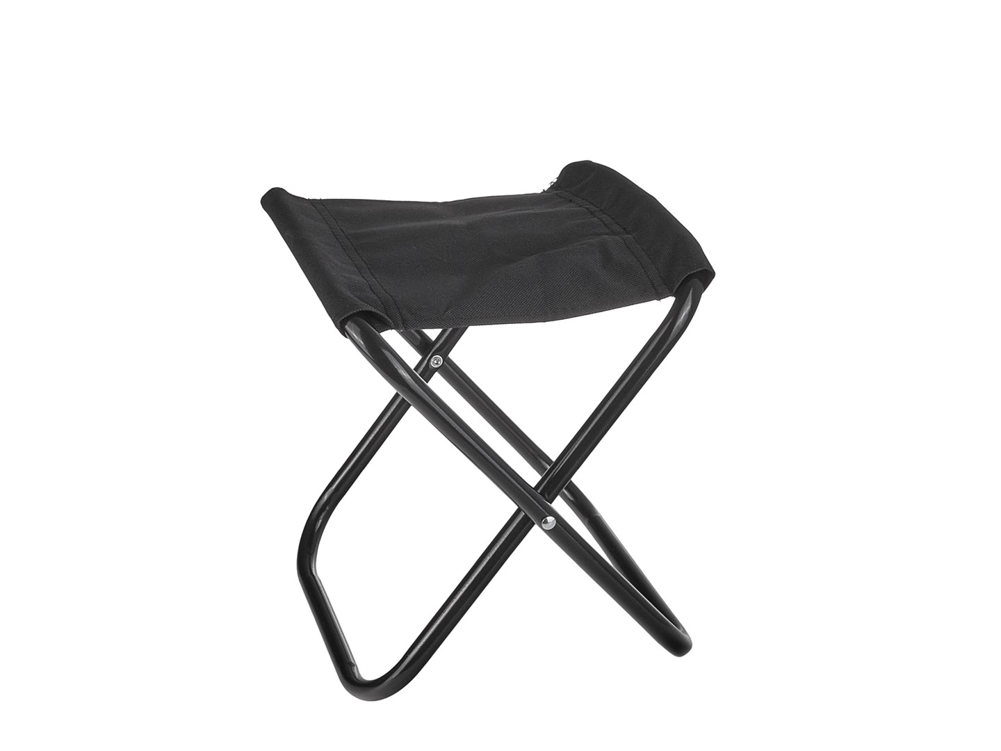 Folding tourist stool (black)